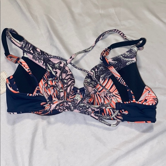 Maaji Seashells Night Bikini Top Sz M - Picture 7 of 9